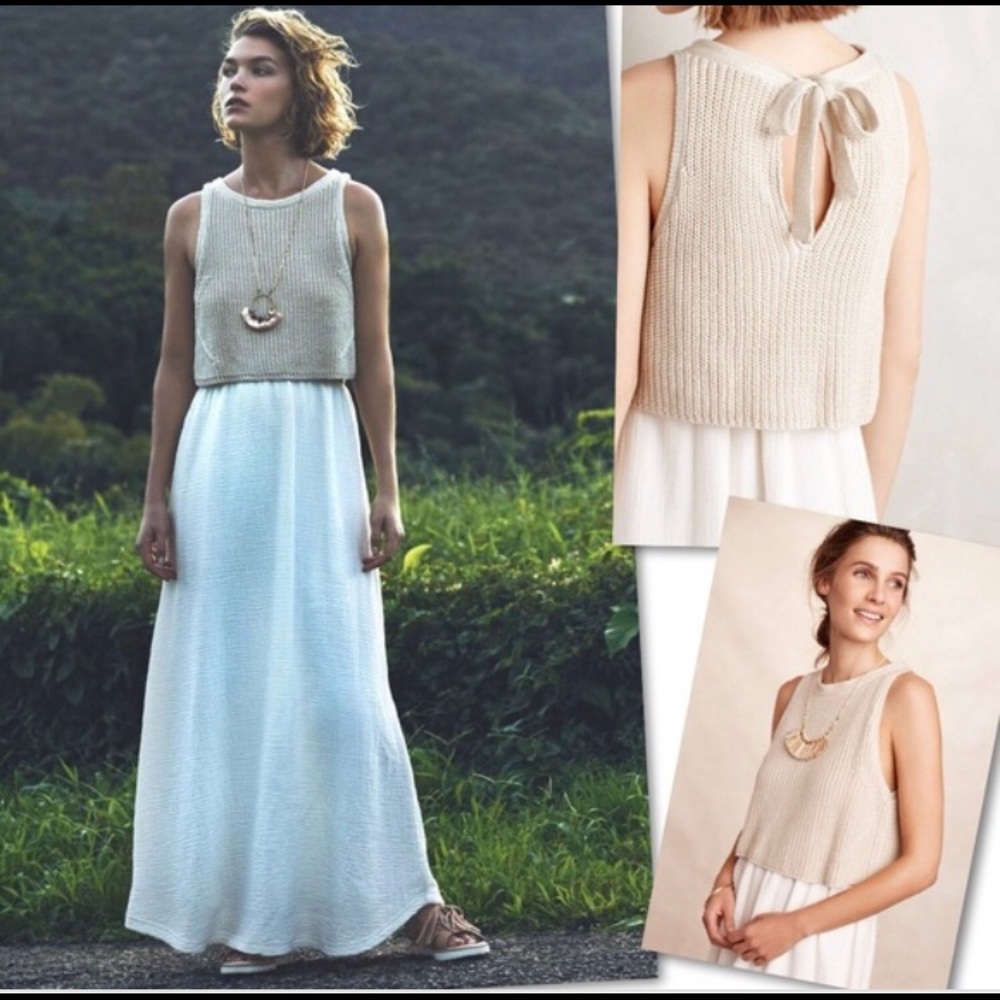 Anthropologie Moth knit sweater dress